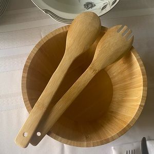 Emeril Lagasse bamboo salad bowl